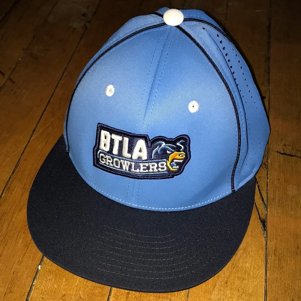 BTLA Growlers Light Blue and Navy Snapback Hat